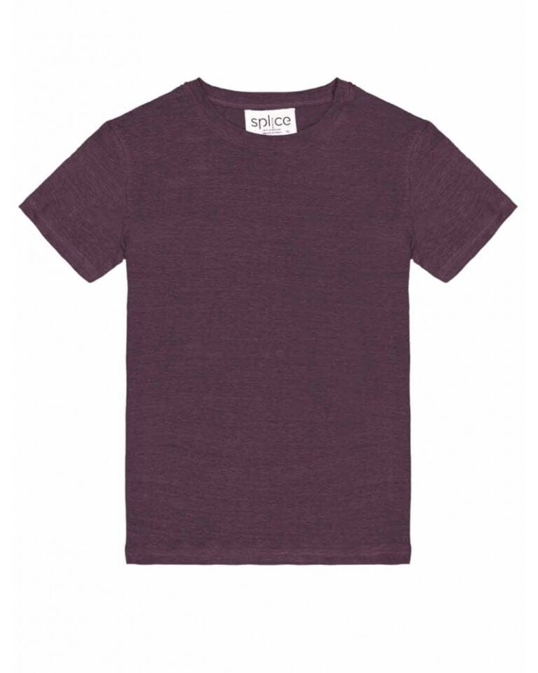 Splice - Tee-shirt manches courtes en lin mixte Linetlautre - Gris charbon