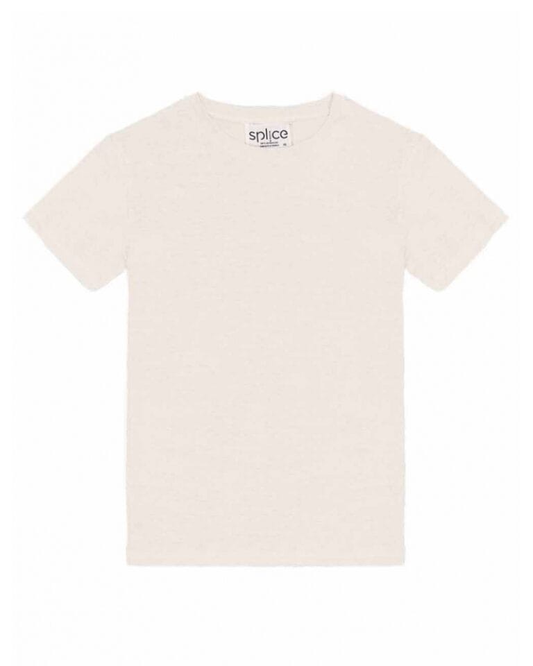 Splice - Tee-shirt manches courtes en lin mixte Linetlautre - Simplement ivoire