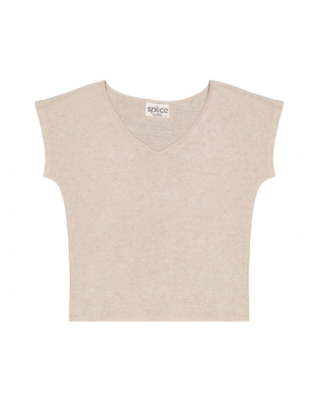 Splice - Tee-shirt manches kimono paris Lintriguant - Lin