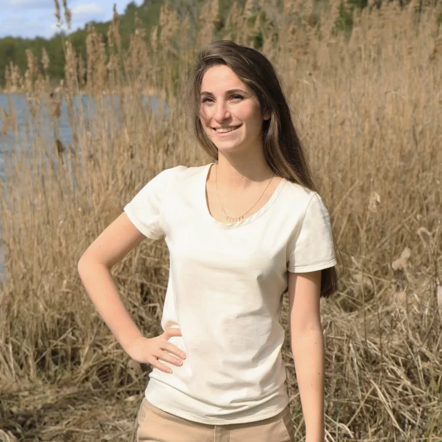 Comme Avant - T-shirt naturel en Coton pour femme