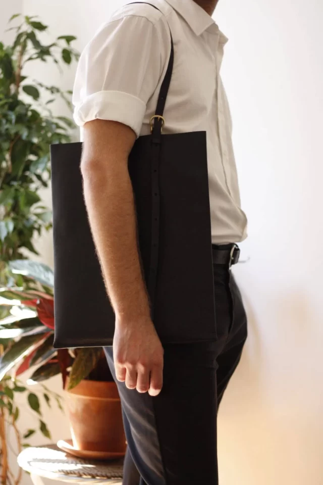ceres sac shopper en cuir francais homme CÉRÈS - Sac shopper en cuir français Jecko
