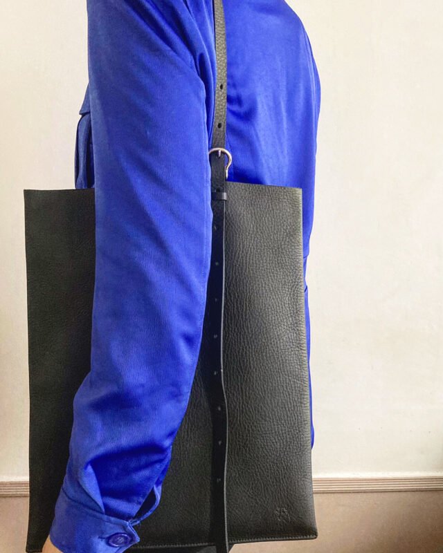 CÉRÈS - Sac shopper en cuir français Jecko