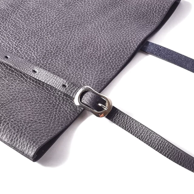 CÉRÈS - Sac shopper en cuir français Jecko