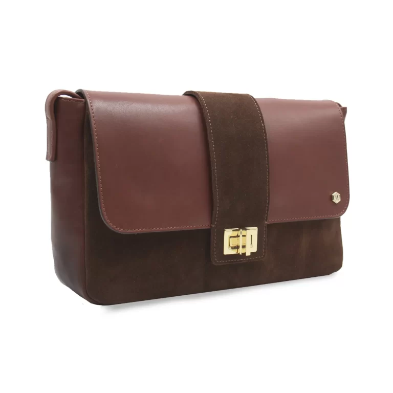 Jules et Jenn - Sac bandoulière cuir marron
