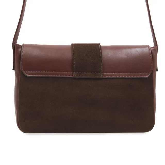 Jules et Jenn - Sac bandoulière cuir marron