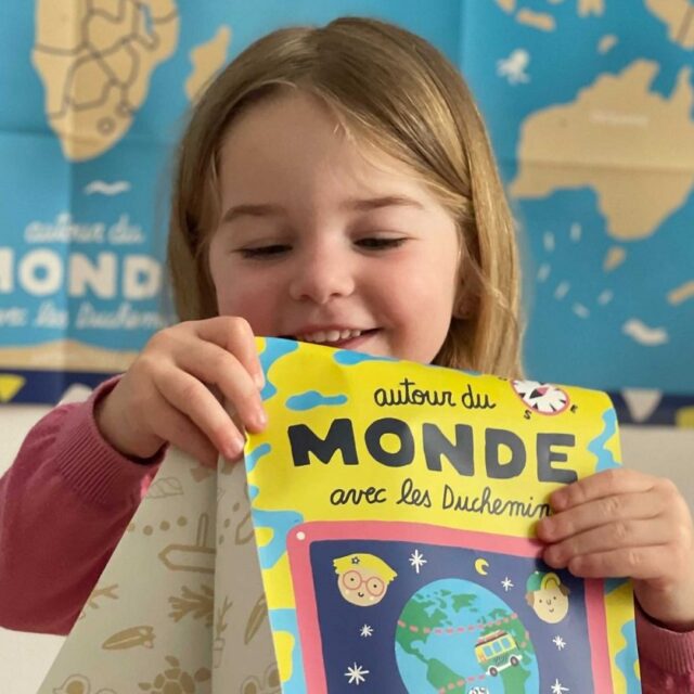 Les mini mondes - La carte du monde pliable