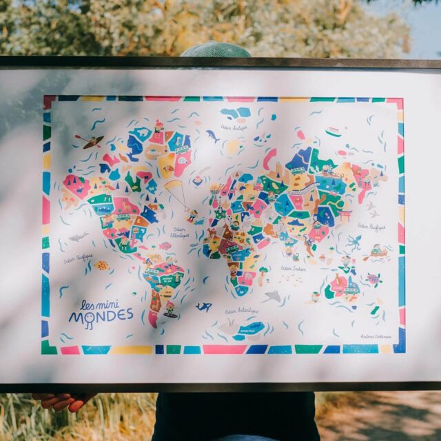 Les mini mondes - La carte du monde