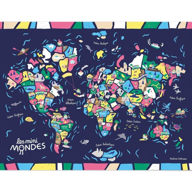 Les mini mondes - La carte du monde