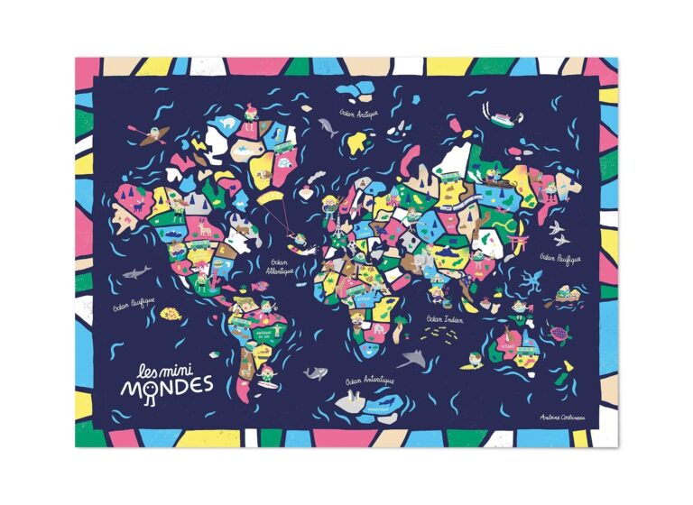 Les mini mondes - La carte du monde