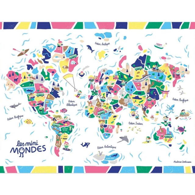 Les mini mondes - La carte du monde