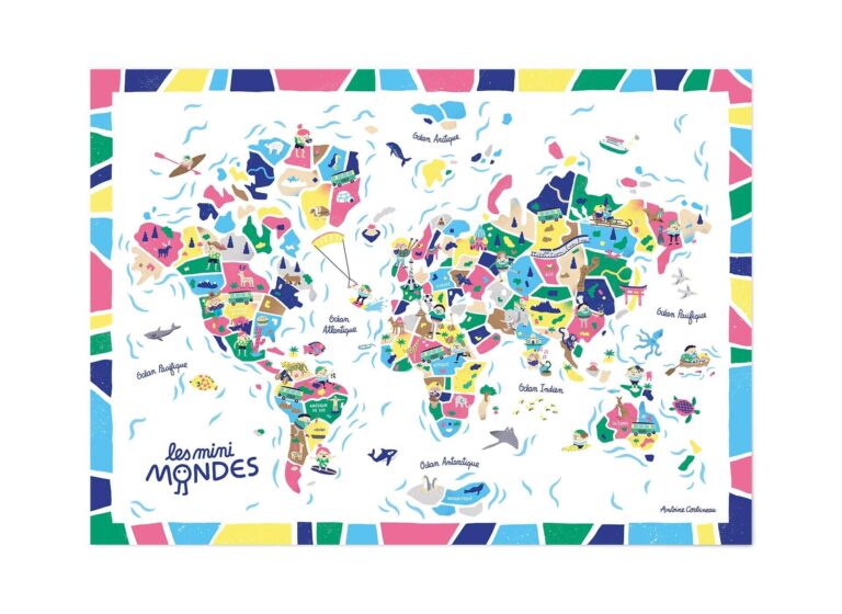 Les mini mondes - La carte du monde
