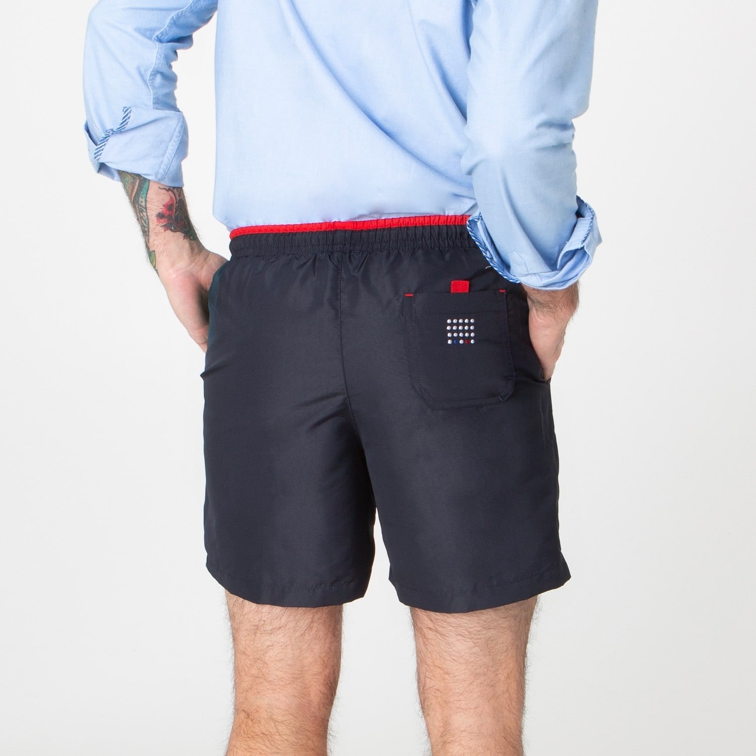 Short Femme TBS Bermuda Marine - 100% Coton - Coupe Standard - Poches Latérales & Arrière