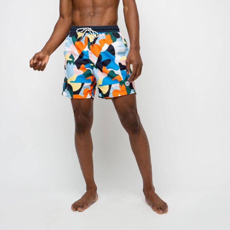 TBS - Short de bain multicouleurs Gaetan