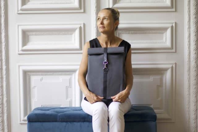 SAINT LAZARE - Sac à dos Jack Ardoise