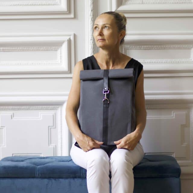 SAINT LAZARE - Sac à dos Jack Ardoise