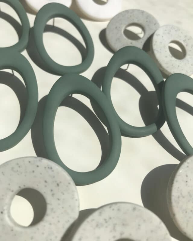 Artapaon - Boucles d’oreilles Marina – Vert eucalyptus