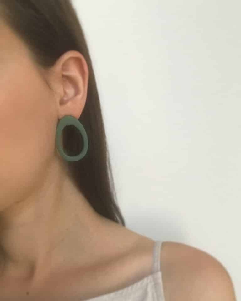Artapaon - Boucles d’oreilles Marina – Vert eucalyptus