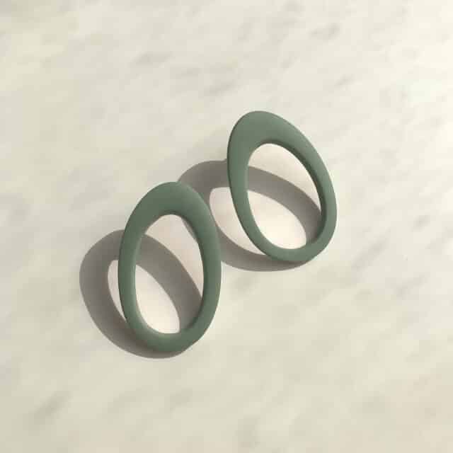 Artapaon - Boucles d’oreilles Marina – Vert eucalyptus