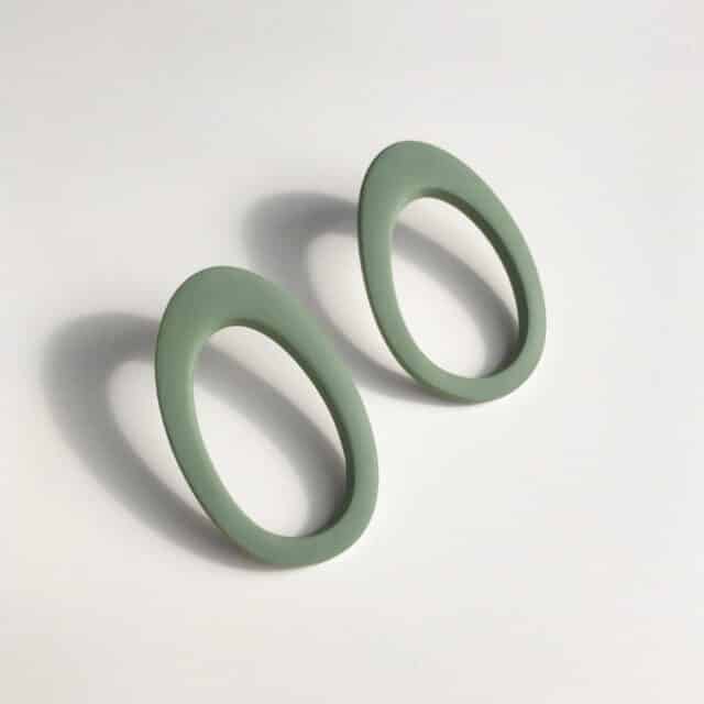 ARTAPAON - Boucles d’oreilles Marina vert eucalyptus