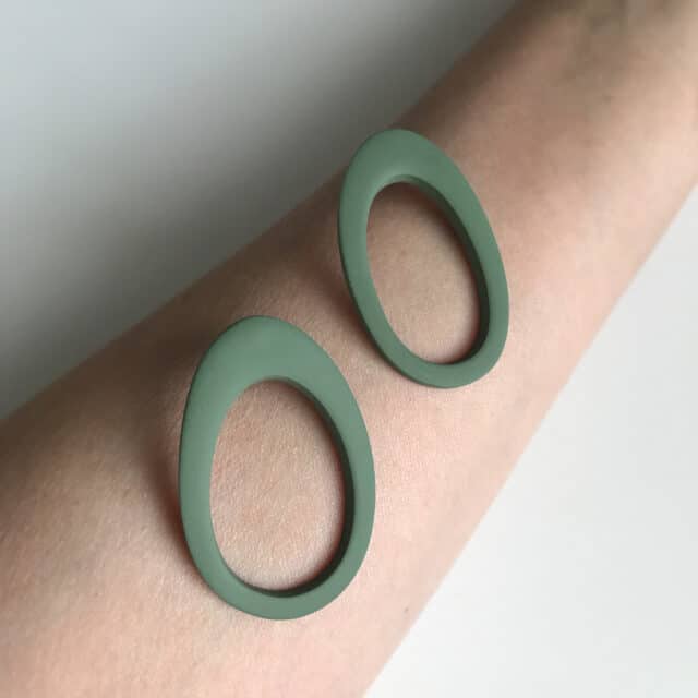 Artapaon - Boucles d’oreilles Marina – Vert eucalyptus