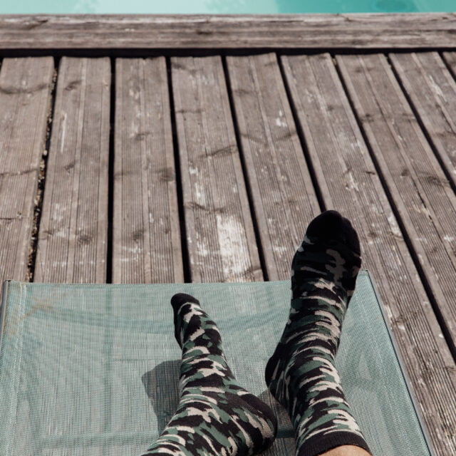 chaussettes camouflage garçon français