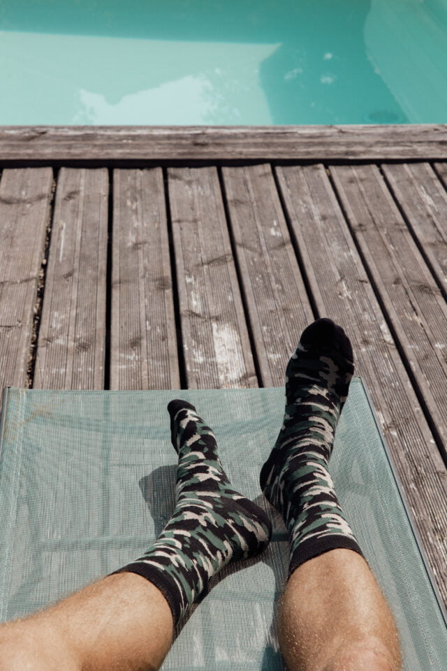 chaussettes camouflage garçon français