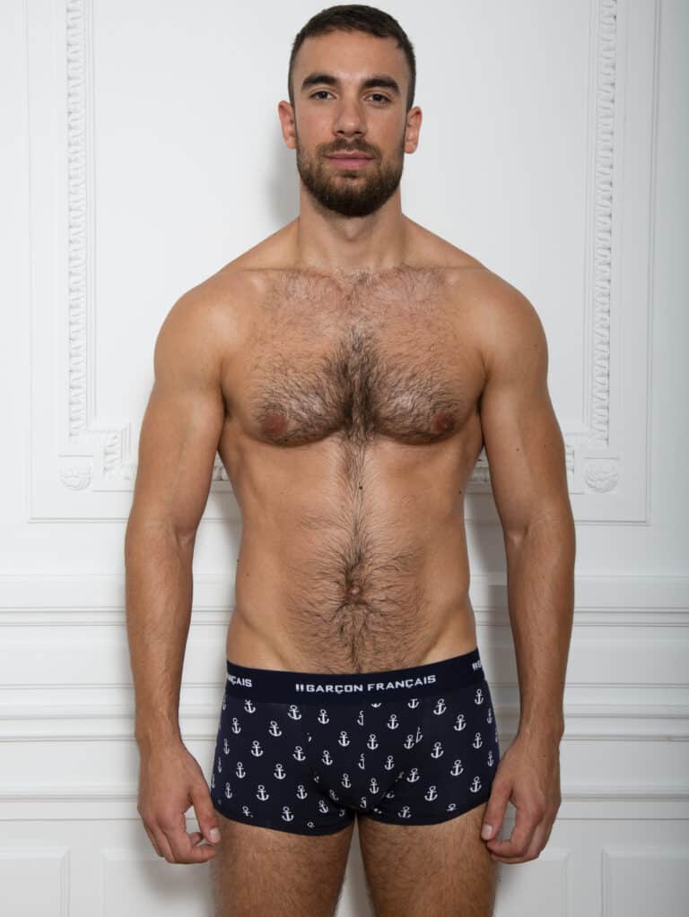 Garçon Français - Boxer ancres