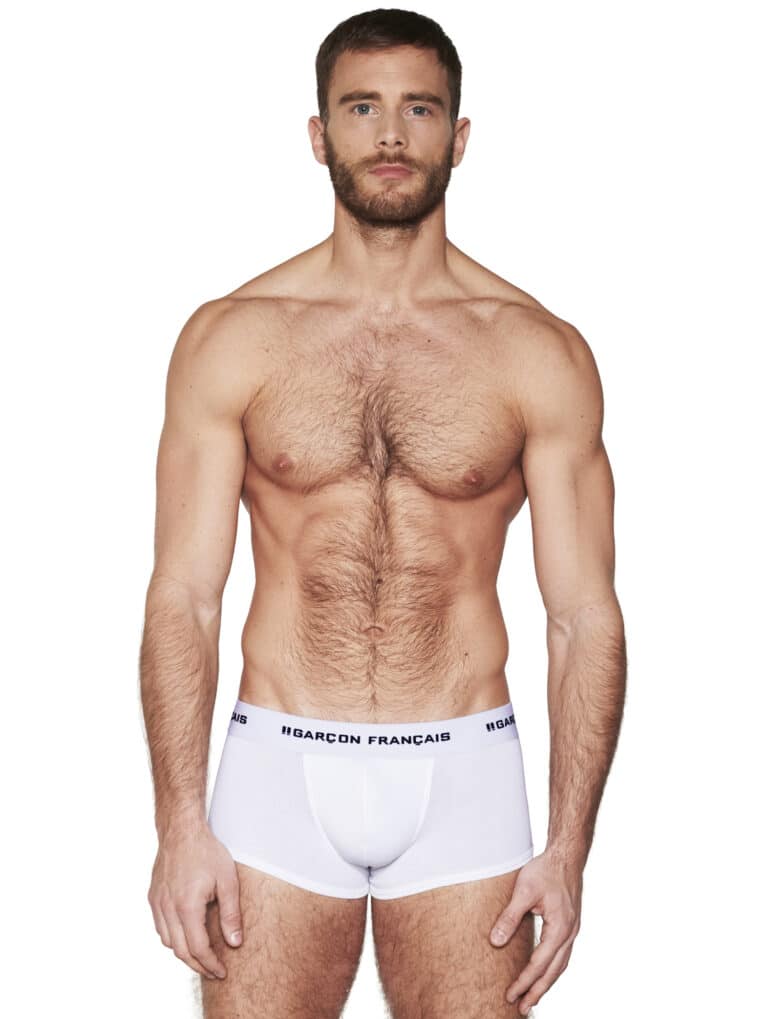 Garçon Français - Boxer blanc