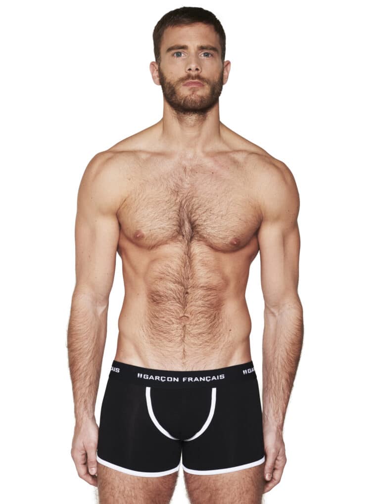 Garçon Français - Boxer long noir
