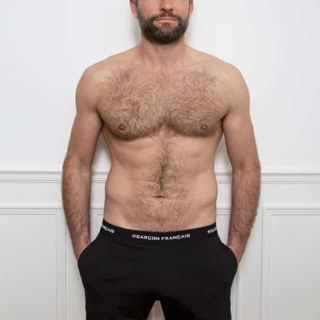 Garçon Français - Short pyjama noir