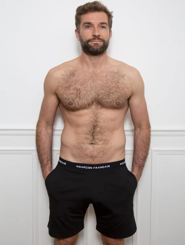 Garçon Français - Short pyjama noir