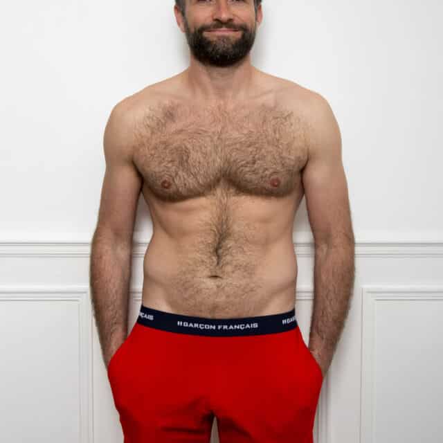 Garçon Français - Short pyjama rouge