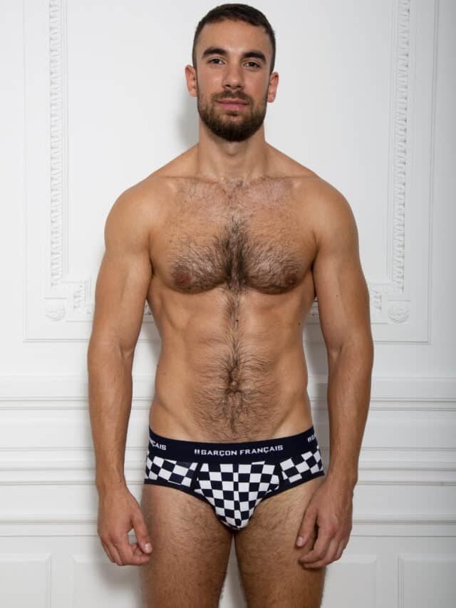 Garçon Français - Slip damiers