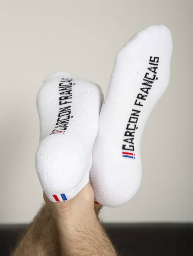garcon francais socquettes blanches Garçon Français - Socquettes blanches