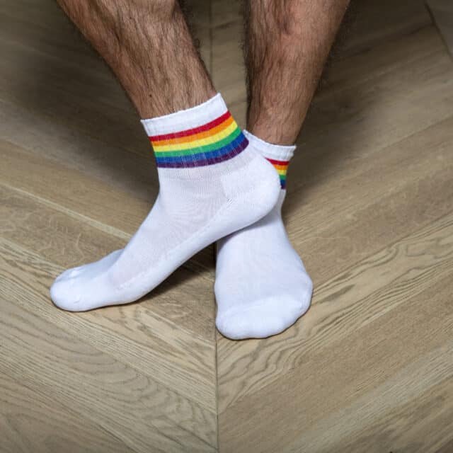 Garçon Français - Socquettes hautes arc en ciel