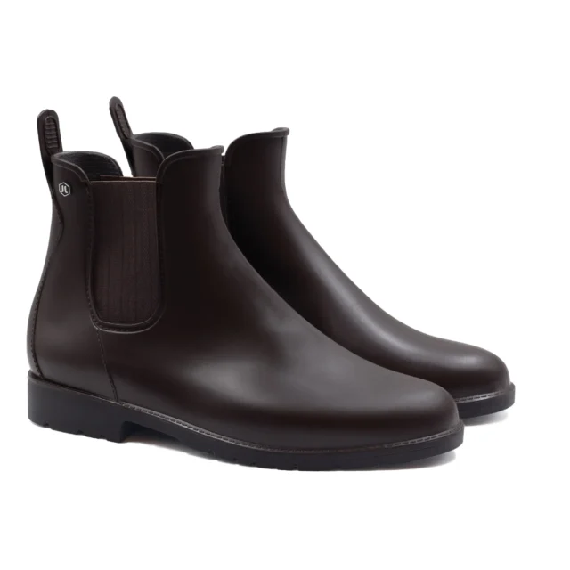 Jules et Jenn - Boots de pluie marron pour homme
