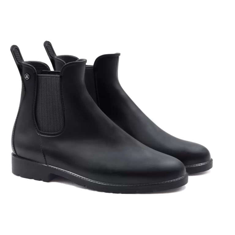 Jules et Jenn - Boots de pluie noir & gris pour homme