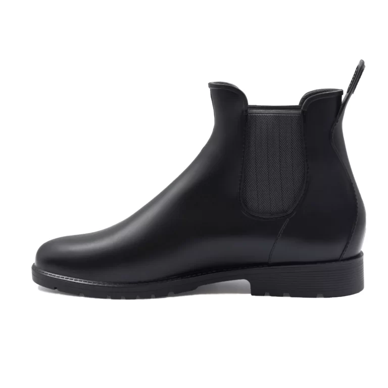 Jules et Jenn - Boots de pluie noir & gris pour homme