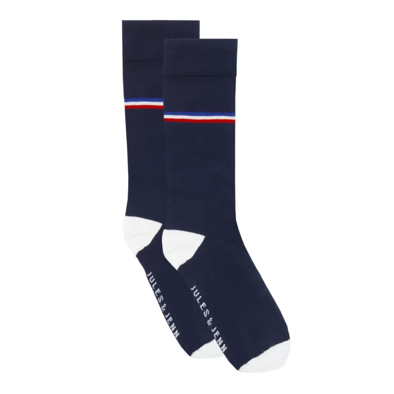Jules et Jenn - Chaussettes coton bleu