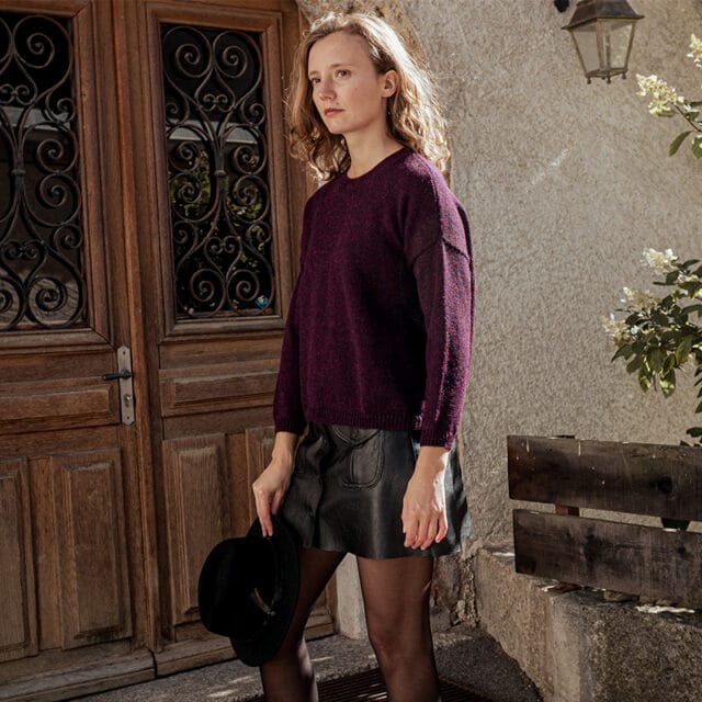 sweet alpaga anna pull alpaga prune 1 Sweet Alpaga - Pull alpaga prune Anna