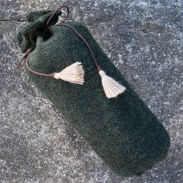 Sweet Alpaga - Grand poncho alpaga vert sapin