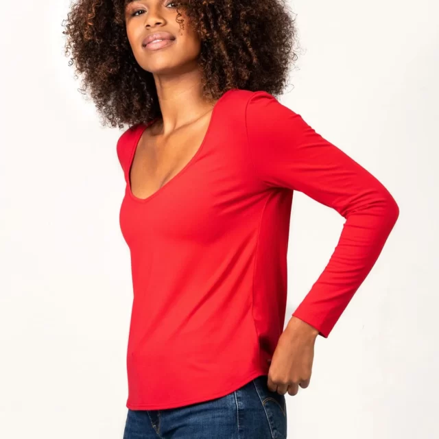 Thelma Rose - Top manche longue Ondine