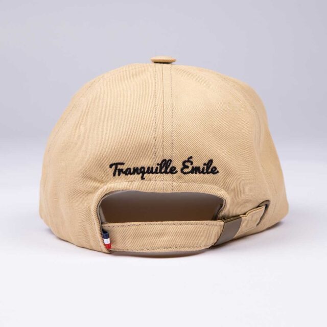 Tranquille Émile - Casquette camel La Classique