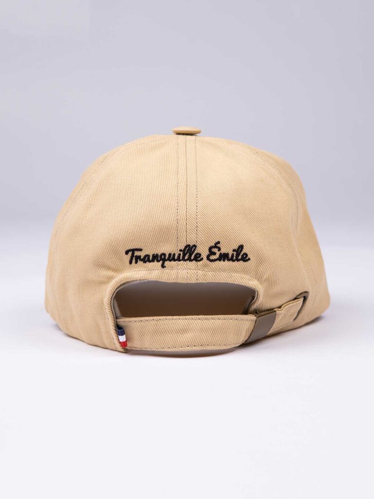 Tranquille Émile - Casquette camel La Classique