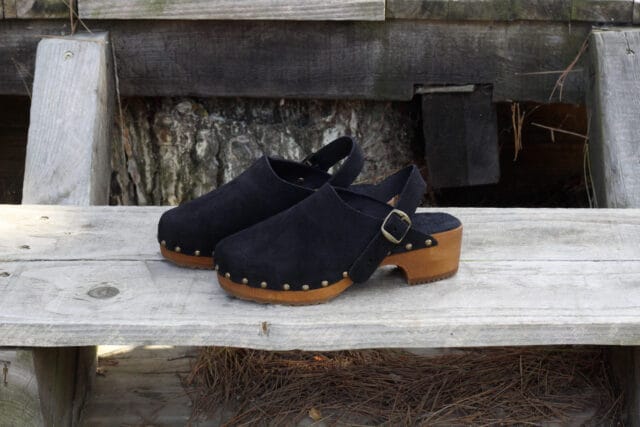 4 JULES JENN sabots made in france daim noir Jules et Jenn - Sabots daim noir