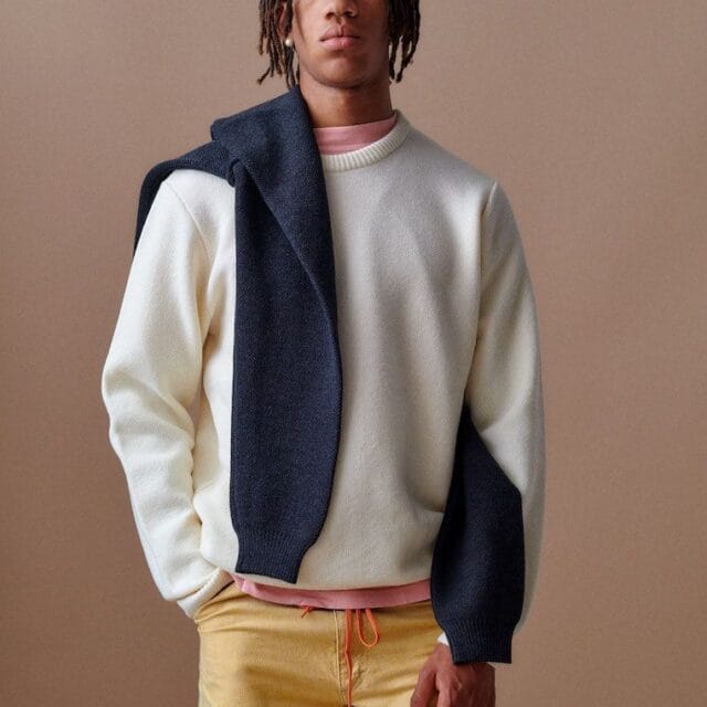 Nitto Knitwear pull Youri ecru