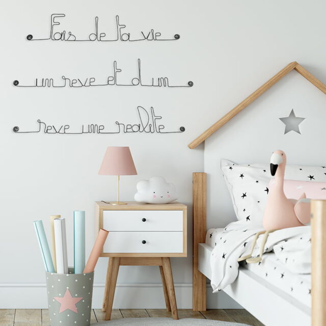 Bijoux de Mur - Décoration murale en fil de fer