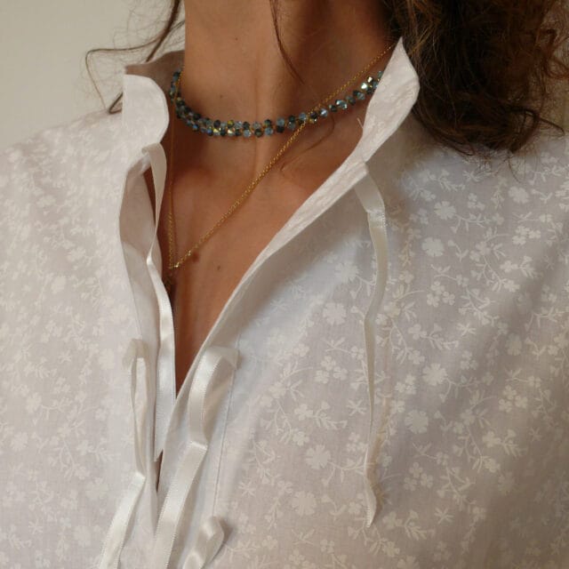Fleurs Pois et Cie - Pyjama femme en 100% coton Aurore