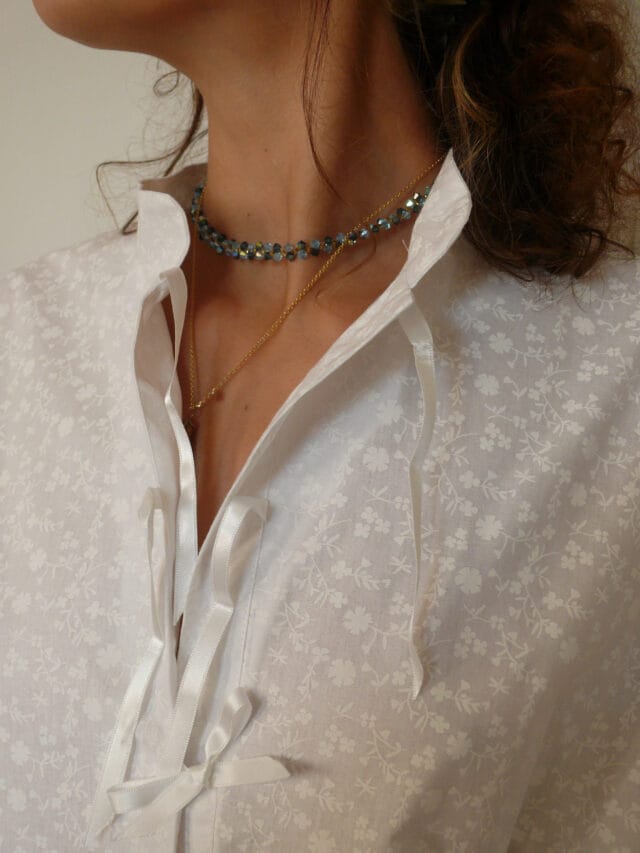 Fleurs Pois et Cie - Pyjama femme en 100% coton Aurore