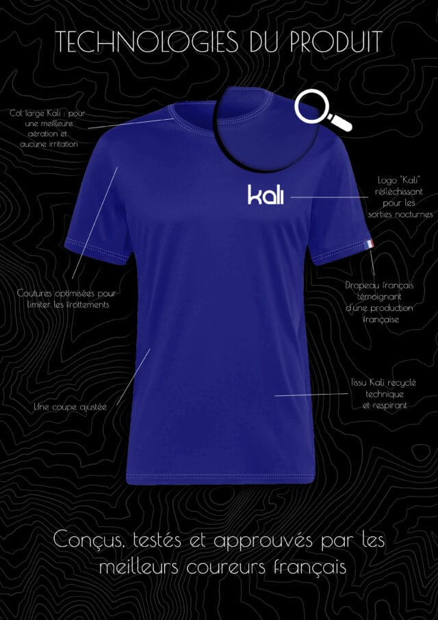 Kali Running Bleu
